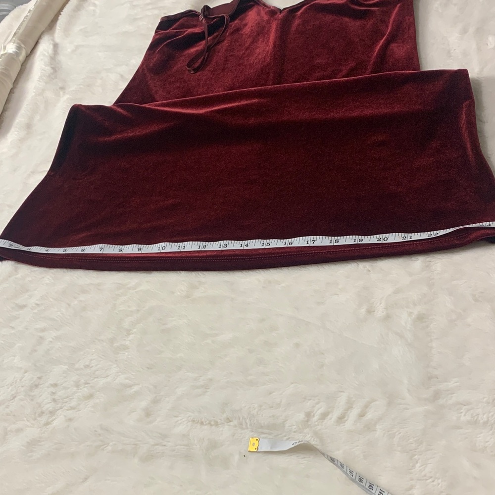 Abercrombie & Fitch Burgundy Mini Dress - Picture 9 of 11